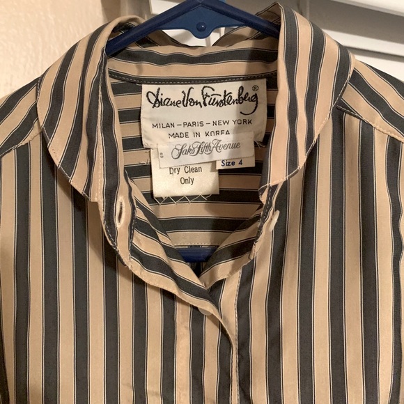 Diane Von Furstenberg Silk Shirt Dress 